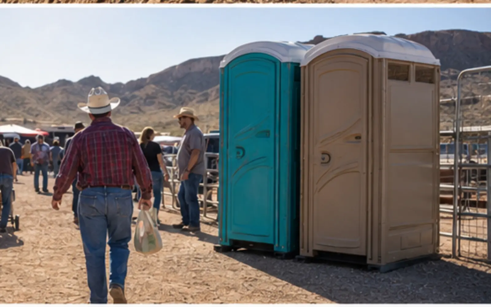 Outdoor event portable restroom planning example for Edmonds, Washington