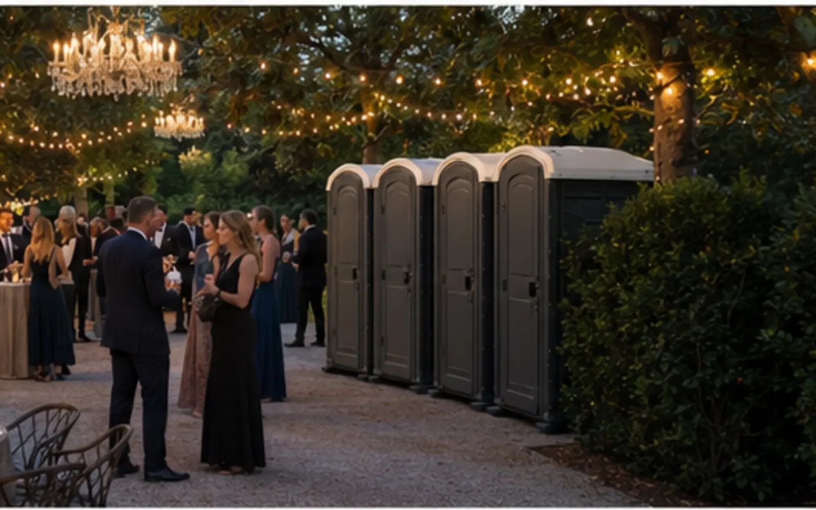 Outdoor event portable restroom planning example for Everett, Washington
