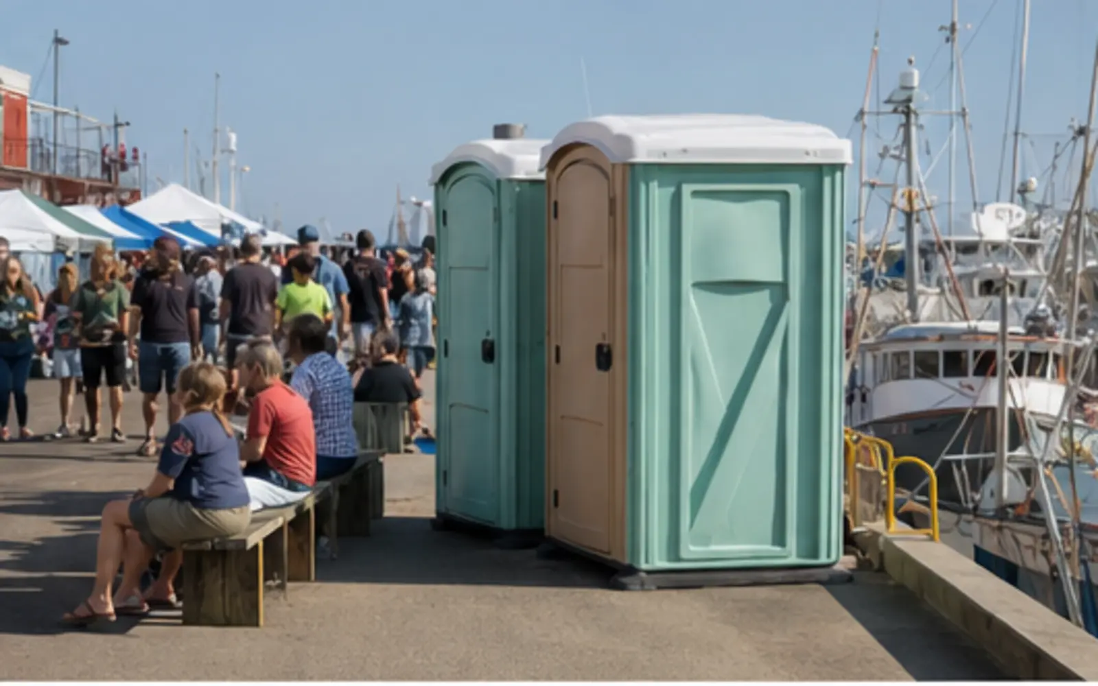 Outdoor event portable restroom planning example for Shoreline, Washington