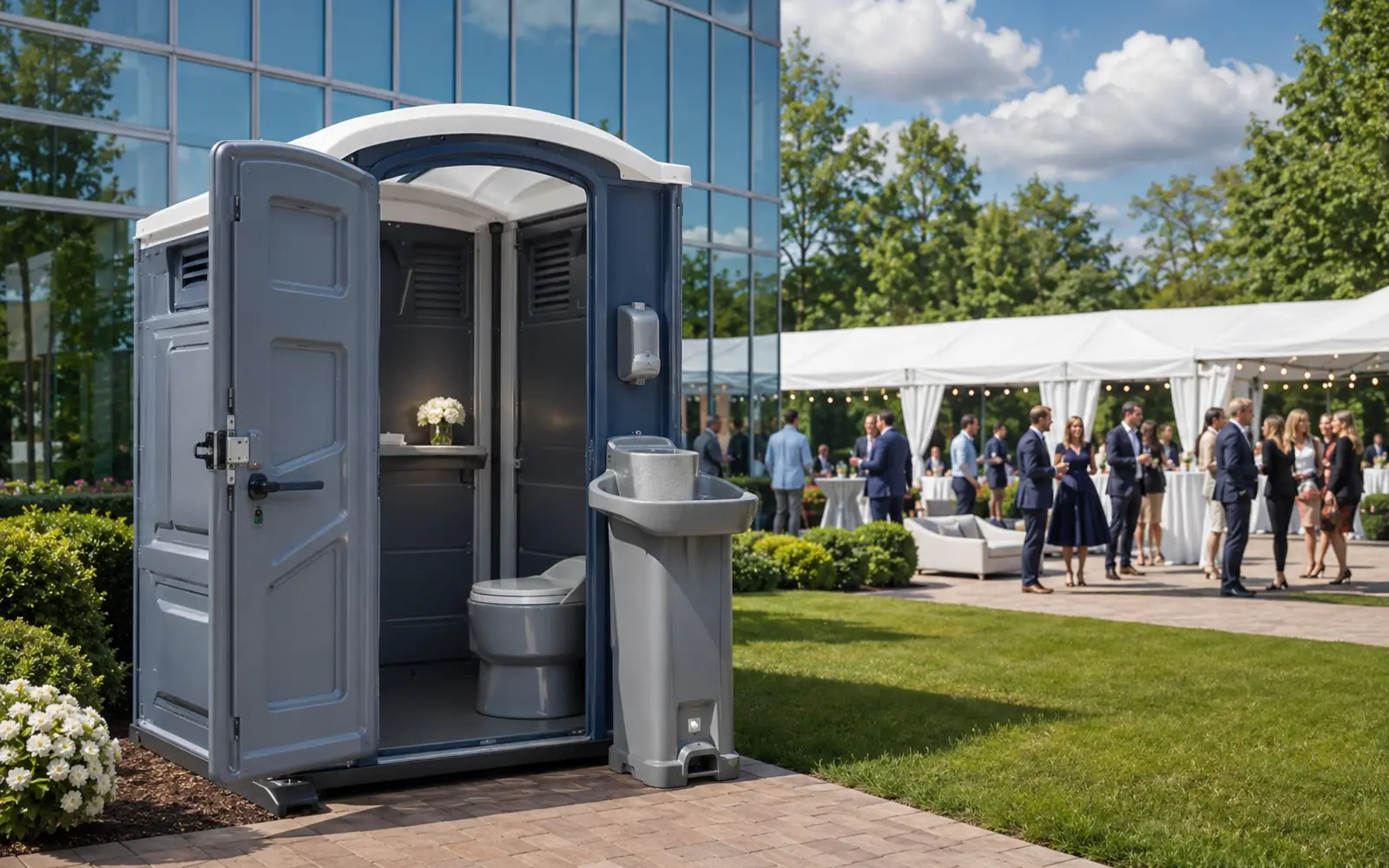 Deluxe Porta Potty planning example